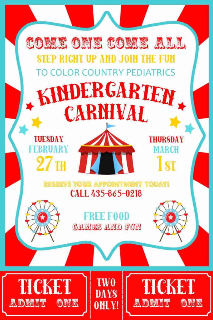 Kindergarten Carnival | Color Country Pediatrics